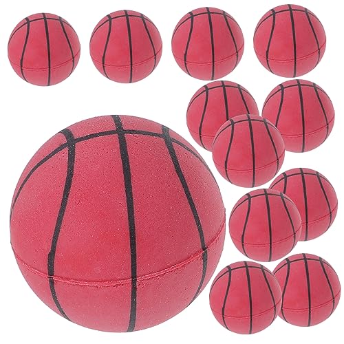 KOMBIUDA 12 Stück Mini Basketball Mini Ball Basketball Spielmatte Basketball Schaum Basketball Aufblasbarer Basketball Mini Korb Hüpfbälle Für Praktischer Basketball Kunststoff von KOMBIUDA