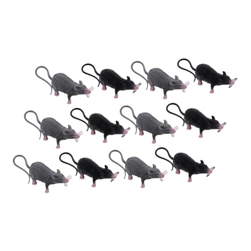 KOMBIUDA 12 Stück Simulationsmaus Modell Maus Figur Simuliertes Maussspielzeug Gefälschte Maus Minimaus Plastik Rattenspielzeug Realistische Gefälschte Mäuse Halloween Gruseliges KOMBIUDA 12 Stück Simulationsmaus Modell Maus Figur Simuliertes Maussspielzeug Gefälschte Maus Minimaus Plastik Rattenspielzeug Realistische Gefälschte Mäuse Halloween Gruseliges von KOMBIUDA