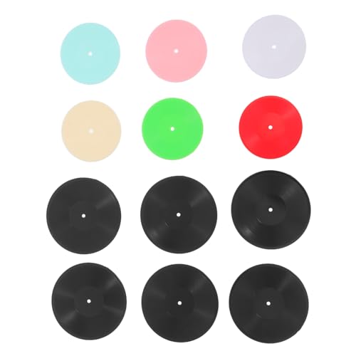 KOMBIUDA 12 Stück Teiliges Miniatur Schallplatten Realistische Vinyl Dekoration in Verschiedenen Langlebig und Farbbeständig Geeignet als Puppenhaus Zubehör für Detailreiche Mini Haus KOMBIUDA 12 Stück Teiliges Miniatur Schallplatten Realistische Vinyl Dekoration in Verschiedenen Langlebig und Farbbeständig Geeignet als Puppenhaus Zubehör für Detailreiche Mini Haus von KOMBIUDA