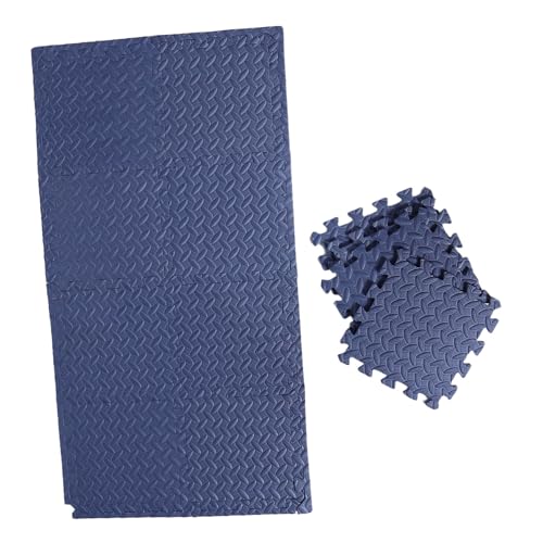 KOMBIUDA 12 Stück Teiliges Schaumstoff Puzzle Bodenmatten Dicke rutschfeste Spielmatte mit Blätterstruktur Weiche Schadstofffreie Krabbelmatte für Junge Mädchen und Kleinkinder Dunkelblau KOMBIUDA 12 Stück Teiliges Schaumstoff Puzzle Bodenmatten Dicke rutschfeste Spielmatte mit Blätterstruktur Weiche Schadstofffreie Krabbelmatte für Junge Mädchen und Kleinkinder Dunkelblau von KOMBIUDA