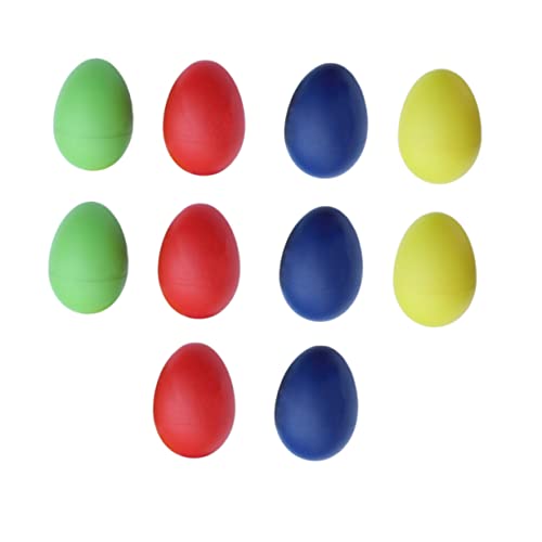 KOMBIUDA 12St Perkussions-Eierschüttler kinderinstrumente Kinder musikinstrumente Musikalisches Lernspielzeug Eierbecher Eier Maracas Egg Shaker Musical Percussion-Musical-Ei-Maracas von KOMBIUDA