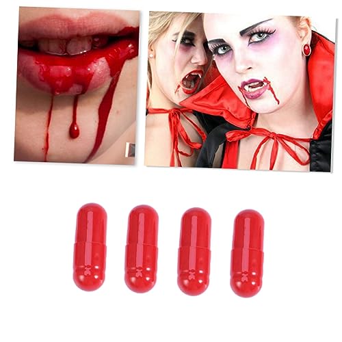 KOMBIUDA 12st Partydekoration Halloween Bausatz Falsches Make-up Gefälscht Rot von KOMBIUDA