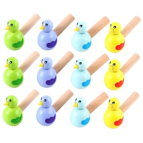 KOMBIUDA Vogelpfeifen Aus Holz Für Kinder Kreatives Spielzeug Vogelpfeife Für Kinder Pädagogische Musikinstrumente Kleinkindspielzeug Zufällige Farbe 15 Stück von KOMBIUDA