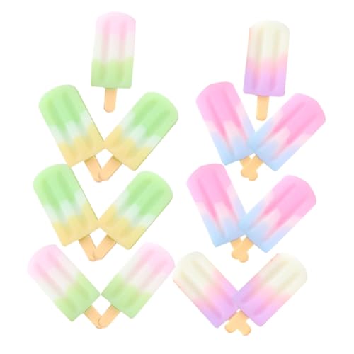 KOMBIUDA 15stücke Miniatur-Eiscreme Am Stiel Aus Kunstharz DIY-anhänger Für Handyhüllen Mini-simulations-Dessert Dekor Für Puppenhäuser Winzige Lebensmittel KOMBIUDA 15stücke Miniatur-Eiscreme Am Stiel Aus Kunstharz DIY-anhänger Für Handyhüllen Mini-simulations-Dessert Dekor Für Puppenhäuser Winzige Lebensmittel von KOMBIUDA