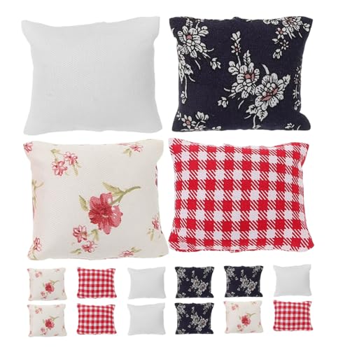 KOMBIUDA 16 Stück Winziges Kissenmodell Entzückendes Kissenmodell Winzige Möbel Gefülltes Minikissen Puppenhaus Minikissen Dekoration Miniatur KOMBIUDA 16 Stück Winziges Kissenmodell Entzückendes Kissenmodell Winzige Möbel Gefülltes Minikissen Puppenhaus Minikissen Dekoration Miniatur von KOMBIUDA