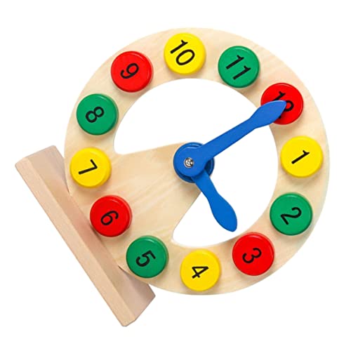 KOMBIUDA 1Pc Holz Digital Uhr Uhr Für Für Kleinkinder Uhr Pädagogisches Uhr Puzzle von KOMBIUDA