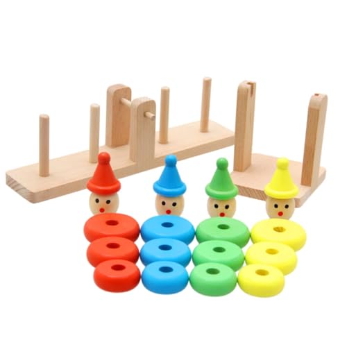 KOMBIUDA 1Satz Holzstapelspielzeug Bausteine Für Kleinkinder Interaktives Lernspielzeug Geschicklichkeit Und Farben Für Vorschulkinder Und Schulanfänger KOMBIUDA 1Satz Holzstapelspielzeug Bausteine Für Kleinkinder Interaktives Lernspielzeug Geschicklichkeit Und Farben Für Vorschulkinder Und Schulanfänger von KOMBIUDA