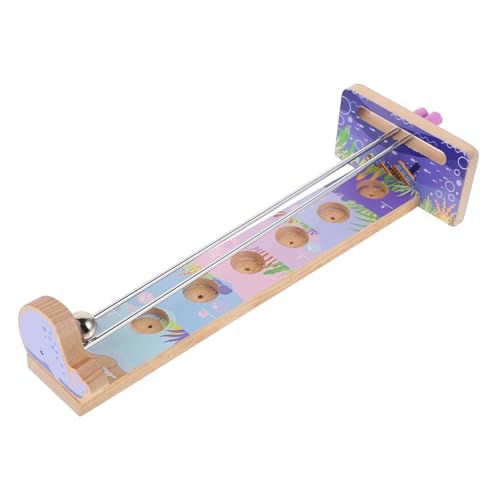 KOMBIUDA 1Stk Hockey-Brettspiel für kinderspielzeug für Erwachsene Ball Spiele Präzise fallende Bälle Spielspielzeug Stick Clip Bälle Stahl Lavender von KOMBIUDA