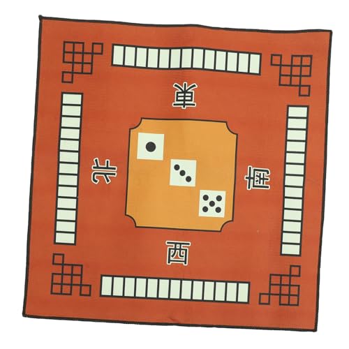 KOMBIUDA 1Stk Mahjong-Tischdecke Tischdecke aus Filz Mahjong-Matten pokerauflage Poker Matte tischdecken Dominokarten Tischplatten Matte Brettspiele rutschfeste Matte Gummi Coffee von KOMBIUDA