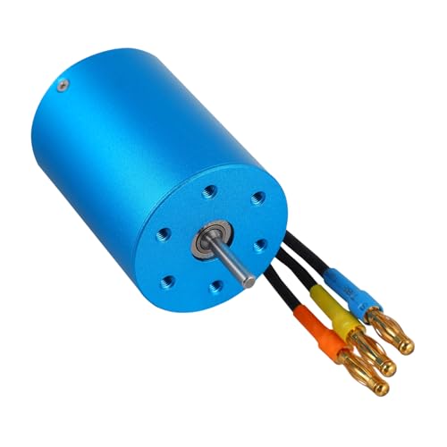 KOMBIUDA 1Stk Motor Motor brushless Motor rostfrei RC-Spielzeugteile roststop Bürstenlosen Motor RC-Autoteile esc für rc Auto Zubehör fürs Auto rc esc-Engine Teile für RC-Boote Metall Blue von KOMBIUDA