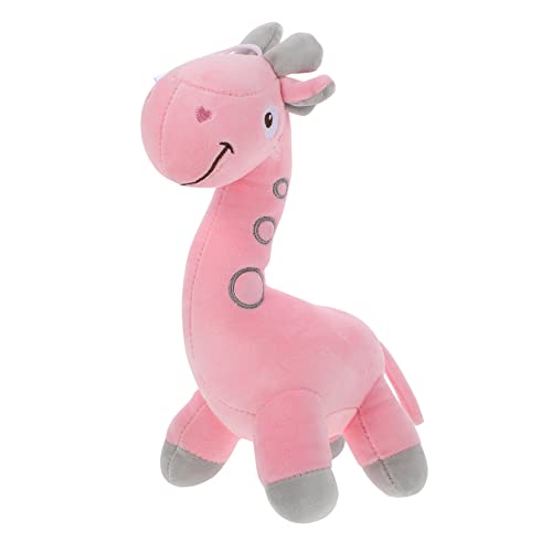 KOMBIUDA 1Stk Plüsch-Giraffe Kuscheltier stofftier kuscheltiere Soft Toy Giraffe Dekoration Plüschtier Cartoon-Plüschpuppe Puppenschmuck Daunen Baumwolle Rosa von KOMBIUDA