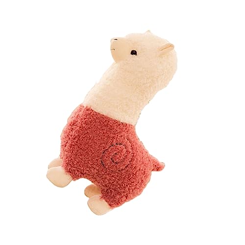 KOMBIUDA 1Stk Puppenkissen plüschtier Puppen kinderpuppe Plush Toy nachsprechende stofftiere spielzeuge Plüsch-Alpaka-Puppe Kinderplüschspielzeug PP Baumwolle von KOMBIUDA