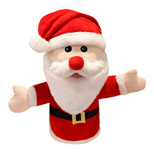 KOMBIUDA 1Stk Santa Handpuppe Elmo-Puppe Pipette weihnachtsmann handpuppe Spielzeug ab 1 Jahr Junge lernspielzeug Spielzeug schöne Cartoon-Handpuppe Eltern-Kind-Spielzeug von KOMBIUDA