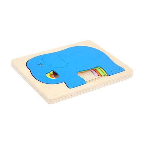 KOMBIUDA 1stk 3D-Puzzle Magnetisches Für Kleinkinder Kinderspielzeug Mechanikerspielzeug Stielspielzeug Kleinkindspielzeug Kinderspiele Konstruktionsspielzeug Colorful Hölzern von KOMBIUDA