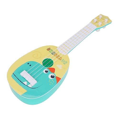 KOMBIUDA 1stk Akustikgitarre Im Vintage-Stil Lernspielzeug Für Kleinkinder Musikalische Spielzeug-Ukulele Kinder-Ukulele-Spielzeug Jungenspielzeug Kinderspielzeuggitarre Yellow von KOMBIUDA