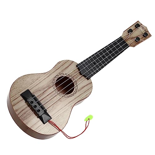 KOMBIUDA 1stk Gitarrenspielzeug Für Kinder Musikinstrumente Gitarre Spielzeuge Klassische Ukulele Puzzle-Spielzeug Mini-Instrumente Akustikgitarre Für Kinder Musikspielzeug Plastik Weiß von KOMBIUDA