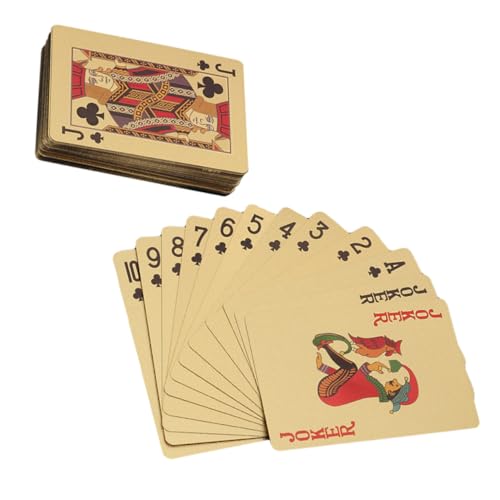 KOMBIUDA 1stk Kartenspielen Halloween-Poker Klassische Trickkarten Jumbo-Karten Halloween-brettspiel Kleiner Schürhaken Tragbare Reise-pokerkarte Pokerspielkarte Decks Pokerkarten Plastik von KOMBIUDA