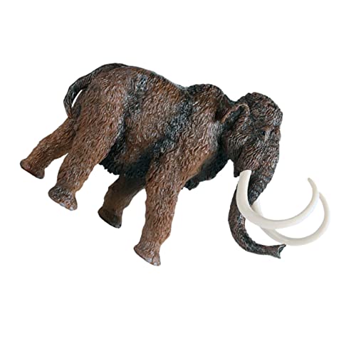 KOMBIUDA 1stk Mammut-Modell Ornamente Zur Tiererkennung Tierschmuck Simulation Tiermodell Wildlife-Modell Bildungsspielzeug Desktop- Kindermodell Coffee Plastik von KOMBIUDA