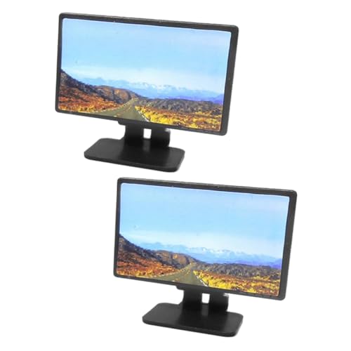 KOMBIUDA 2 Maßstab aus Robustem Kunststoff Realistische Puppenhaus Fernseher für Wohnzimmer Dekoration Modernes Technik-Design Ideal für Spielhaus Zubehör und Sammler KOMBIUDA 2 Maßstab aus Robustem Kunststoff Realistische Puppenhaus Fernseher für Wohnzimmer Dekoration Modernes Technik-Design Ideal für Spielhaus Zubehör und Sammler von KOMBIUDA