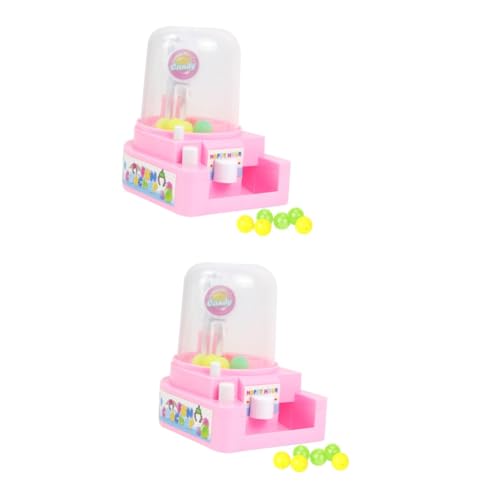 KOMBIUDA 2 STK Bonbongreifer Krankrallenspiel Mini-klauenmaschine Mini-süßigkeitenmaschine Bonbonspender Kran Spielzeug Mini-süßigkeitengreifer Klaue Spielmaschine Rosa von KOMBIUDA