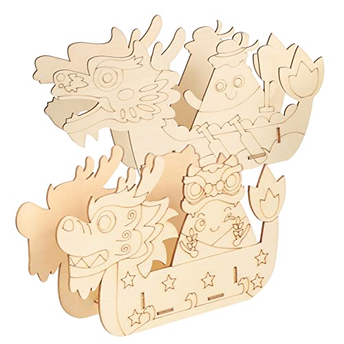 KOMBIUDA 2 Sätze 3D-Schiffspuzzle bastelset basteln für holzrätsel holzspielsachen bastelsets für 3D-Holzpuzzle für Puzzle-Bausätze 3D-Puzzles von KOMBIUDA