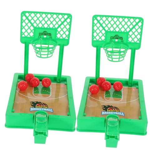 KOMBIUDA 2 Sätze Basketball-Spielzeug Gehirnspielzeug Basketball Für Kinder Mini-basketballkorb Lernspielzeug Für Das Gehirn Kinder Spielset Indoor-basketballspiel Desktop-Spielzeug Plastik von KOMBIUDA