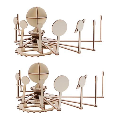 KOMBIUDA 2 Sätze DIY Solar System Model Kit Holzplaneten Puzzle Stem Lernspielzeug für Schulprojekte Wissenschaft Experiment Lehrmittel und Dekoration KOMBIUDA 2 Sätze DIY Solar System Model Kit Holzplaneten Puzzle Stem Lernspielzeug für Schulprojekte Wissenschaft Experiment Lehrmittel und Dekoration von KOMBIUDA