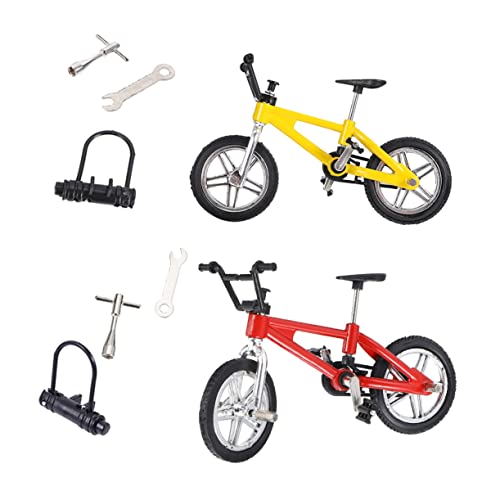 KOMBIUDA 2 Sets Fingerbike Finger Mini Finger Bewegungsspiel Tischspiel Für Unterhaltung Und Geschicklichkeit Ideales Für Und von KOMBIUDA