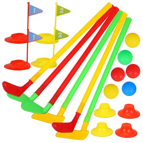 KOMBIUDA 2 Sätze Kinder Golfs Spielzeug Sets Golfs Ball Game Sets Mini Golfs Spiel Sport Set von KOMBIUDA