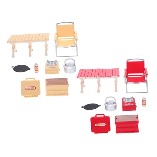 KOMBIUDA 2 Sätze Maßstab Dollhouse Grill Zubehör mit Klappstuhl Gasherd Puppenhaus Möbel für Kreative Rollenspiele KOMBIUDA 2 Sätze Maßstab Dollhouse Grill Zubehör mit Klappstuhl Gasherd Puppenhaus Möbel für Kreative Rollenspiele von KOMBIUDA