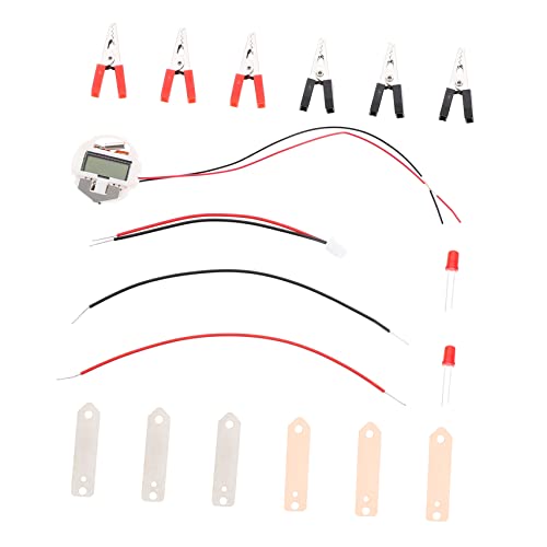 KOMBIUDA 2 Sätze Obst-Experiment Gadgets Timer Sanduhr Kartenspiel Batterie-Kits für Obst Experimentierkasten experimente Kartoffel-Batterie-Kit Bio-Energie-Wissenschafts-Kit Metall von KOMBIUDA