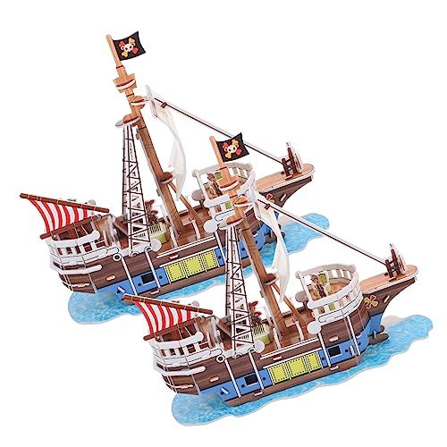 KOMBIUDA 2sätze Piraten-Schiff Puzzle Bausatz Für Junge Mädchen Und Erwachsene Papier-Modell Für Kreative Bastelprojekte Für Und Gemeinsames Spielen Fördert Die Fantasie Und Motorik KOMBIUDA 2sätze Piraten-Schiff Puzzle Bausatz Für Junge Mädchen Und Erwachsene Papier-Modell Für Kreative Bastelprojekte Für Und Gemeinsames Spielen Fördert Die Fantasie Und Motorik von KOMBIUDA