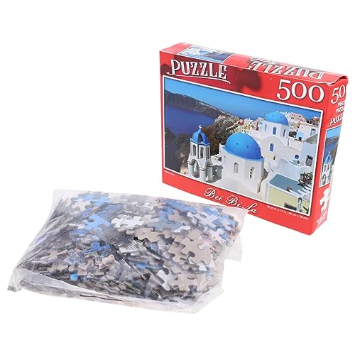 KOMBIUDA 2 Satz 500 Stück Erwachsene Puzzle Papierpuzzle Kinderspielzeug Puzzle-Brett Spielzeug Für Kinder Rätsel Für Kinder Kinderpuzzle Tierspielzeug von KOMBIUDA