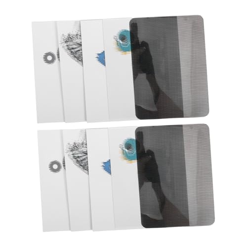 KOMBIUDA 2 Satz Optisches Raster-animationsspielzeug mit Bildern Stem Experimentierset für Vorschul-wissenschaftsspielzeug für Physik DIY Lernspielzeug zur Visuellen Illusion und KOMBIUDA 2 Satz Optisches Raster-animationsspielzeug mit Bildern Stem Experimentierset für Vorschul-wissenschaftsspielzeug für Physik DIY Lernspielzeug zur Visuellen Illusion und von KOMBIUDA