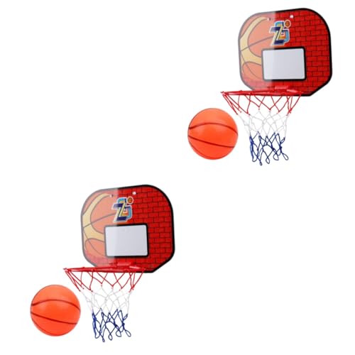 KOMBIUDA 2 Sets Basketballnetz Jugend Basketballkorb Mini Basketballkorb Kinder Basketballkorb Indoor Basketballkorb Basketballkorb Für Kinder Wandhalterung Basketballkorb Mini von KOMBIUDA