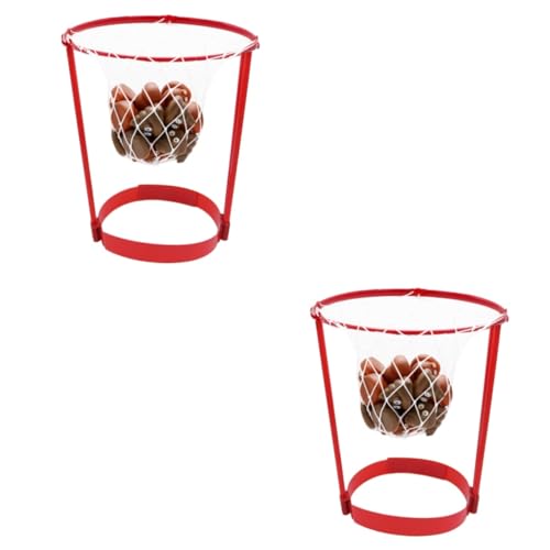 KOMBIUDA 2 STK Kinder werfen Kotspielzeug -Spielzeug Head-Hoop-Spiel Heimspielspielzeug Mini-Basketballkorb Spielzeug für Kinder kinderspielzeug Fun Toy Spielzeuge werfen Spielzeug von KOMBIUDA