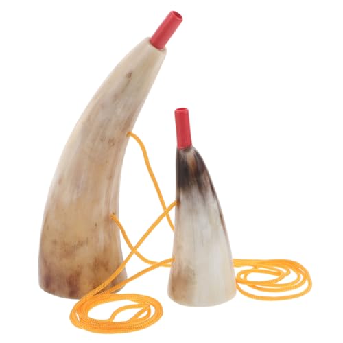 KOMBIUDA 2 Stück Bullen Zeremonienhorn Piraten Party Horn Halloween Party Piraten Requisiten Wikinger Horn Wikinger Dekor Requisite KOMBIUDA 2 Stück Bullen Zeremonienhorn Piraten Party Horn Halloween Party Piraten Requisiten Wikinger Horn Wikinger Dekor Requisite von KOMBIUDA
