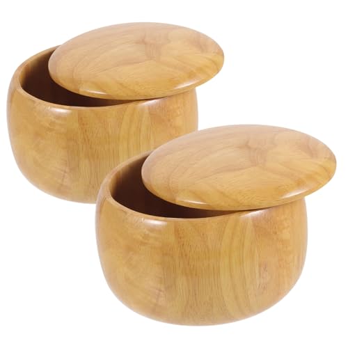 KOMBIUDA 2 Stück Go-Glas aus massivem Holz Schachspiel Erwachsene Spielschüsseln gehen Zubehör für Brettspiele Halter für Schachsteine Aufbewahrungsbehälter Schach aufbewahrungskoffer KOMBIUDA 2 Stück Go-Glas aus massivem Holz Schachspiel Erwachsene Spielschüsseln gehen Zubehör für Brettspiele Halter für Schachsteine Aufbewahrungsbehälter Schach aufbewahrungskoffer von KOMBIUDA