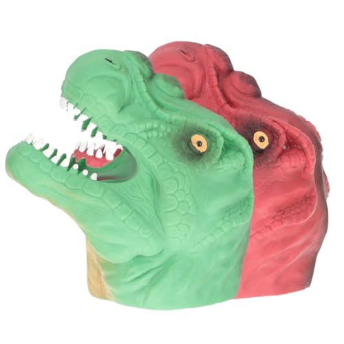 KOMBIUDA 2 Stück Kreative Fingerpuppen Dekorative Dinosaurier Puppen Fingerspielzeug Für Kinder Cartoon Dinosaurier Spielzeug Dinosaurier Handpuppen Lernspielzeug Für Jungen Und von KOMBIUDA