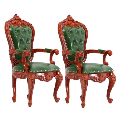 KOMBIUDA 2 Stück Maßstab Holz Sessel Vintage Retro Wohnzimmer Armlehnsessel für Detailreiche Puppenhaus Einrichtung KOMBIUDA 2 Stück Maßstab Holz Sessel Vintage Retro Wohnzimmer Armlehnsessel für Detailreiche Puppenhaus Einrichtung von KOMBIUDA