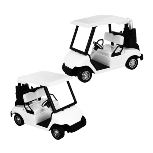 KOMBIUDA Realistisches Golfwagen-Modell aus Legierung Spielzeug aus Druckguss Mini-Golfwagen für thematisches von KOMBIUDA