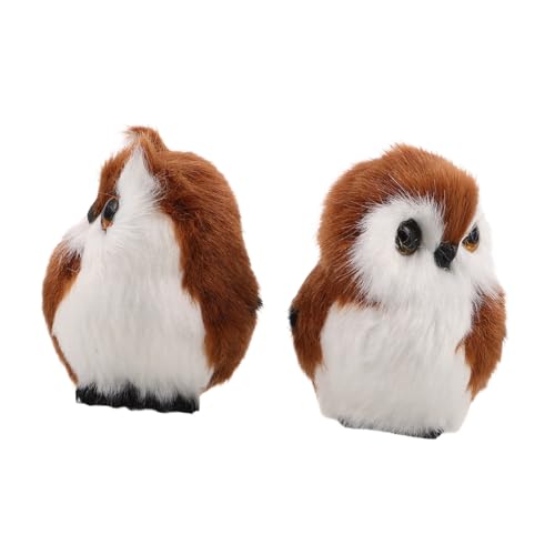 KOMBIUDA 2 Stück Realistische Plüsch-eulen Weiche Kuscheltiere für Kinderzimmer Dekoration Langlebige Stofftiere als zu Geburtstag Hochzeit und Feiertagen Braun KOMBIUDA 2 Stück Realistische Plüsch-eulen Weiche Kuscheltiere für Kinderzimmer Dekoration Langlebige Stofftiere als zu Geburtstag Hochzeit und Feiertagen Braun von KOMBIUDA