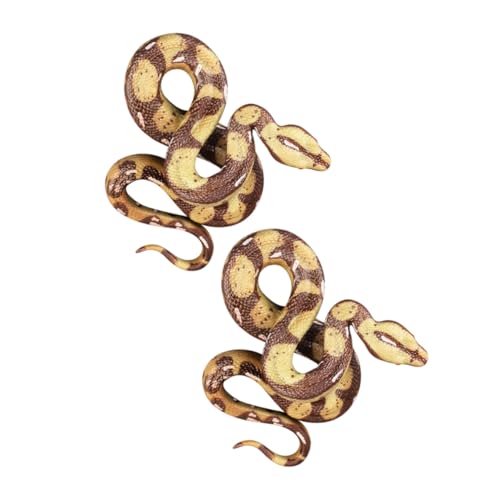 KOMBIUDA 2 Stück Realistisches Schlangenmodell aus PVC Langlebiges Sicheres Lernspielzeug für Interaktive Naturkunde Scherze und Wissenschaftsunterricht zu Hause Schulen KOMBIUDA 2 Stück Realistisches Schlangenmodell aus PVC Langlebiges Sicheres Lernspielzeug für Interaktive Naturkunde Scherze und Wissenschaftsunterricht zu Hause Schulen von KOMBIUDA