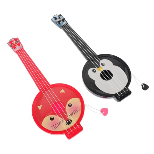 KOMBIUDA 2 Stück Saiten Kleinkind Musikinstrument Spielzeug kinderinstrumente musikinstrumente für Kinder Ukulele Spielzeug für Kinder Gitarre für Kinder Jungs-Spielzeug Kinderspielzeug von KOMBIUDA