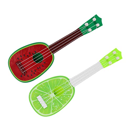 KOMBIUDA 2 Stück Saiten Musikspielzeug Gitarre Mini Gitarren Für Kinderspielzeug Musikspielzeug Instrumente Mini Gitarre Instrument Gitarre Gitarren Kunststoff von KOMBIUDA