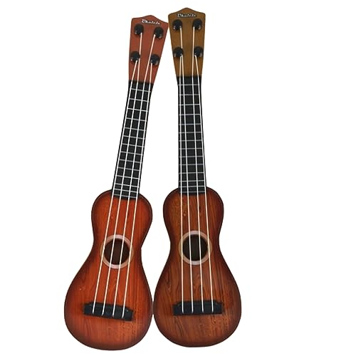 KOMBIUDA 2 Stück Simulations-Ukulele -Xylophon Musical Kleinkindertrommel kinderinstrumente musikinstrumente Kindergitarre für Jungen Kindergitarre für Mädchen Plastik von KOMBIUDA