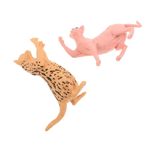 KOMBIUDA 2 Stück Simuliertes Haarloses Katzenspielzeug Kleine Katzenstatue Desktop Realistische Katzenmodelle Katzentiermodell Realistische Katzenfigur Mini KOMBIUDA 2 Stück Simuliertes Haarloses Katzenspielzeug Kleine Katzenstatue Desktop Realistische Katzenmodelle Katzentiermodell Realistische Katzenfigur Mini von KOMBIUDA