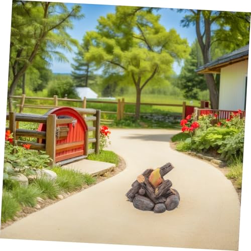 KOMBIUDA 2 Stück Teiliges Miniatur Feuer Realistische Fake Feuer Figuren aus Langlebigem Harz Dekorative Puppenhaus Landschafts-Accessoires für Mikro-szenerien Kinderfreundlich Batteriefrei KOMBIUDA 2 Stück Teiliges Miniatur Feuer Realistische Fake Feuer Figuren aus Langlebigem Harz Dekorative Puppenhaus Landschafts-Accessoires für Mikro-szenerien Kinderfreundlich Batteriefrei von KOMBIUDA