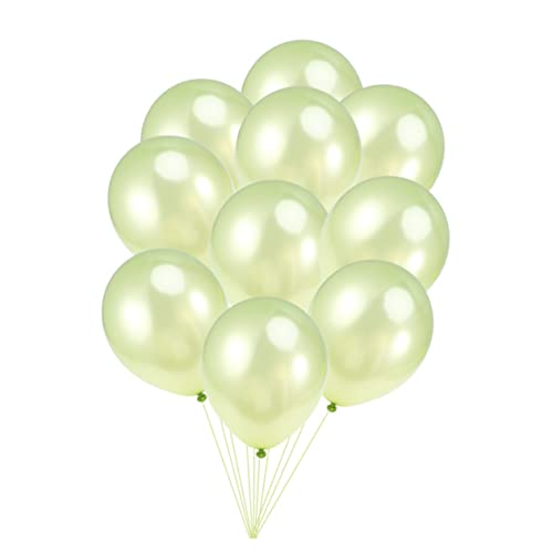 KOMBIUDA 20 Stück 12 Hochzeitsballons Hochzeitsdeko Latexballons Partydekoration Partyballons Partyzubehör Green von KOMBIUDA