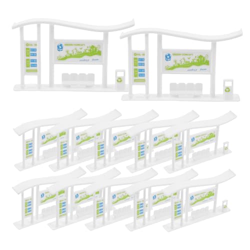 KOMBIUDA 20 Stück Teiliges Miniatur Buswartehäuschen aus Langlebigem Kunststoff Realistische Stadtszenen Dekoration für Puppenhäuser für Modellbahn und Urbane Landschaftsgestaltung KOMBIUDA 20 Stück Teiliges Miniatur Buswartehäuschen aus Langlebigem Kunststoff Realistische Stadtszenen Dekoration für Puppenhäuser für Modellbahn und Urbane Landschaftsgestaltung von KOMBIUDA